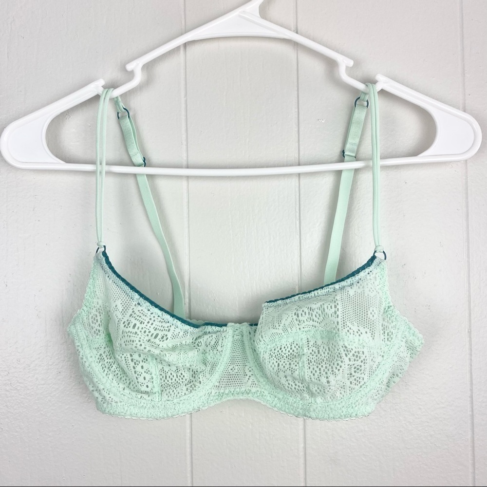 Free People | Mint Lace Bralette with Underwire
